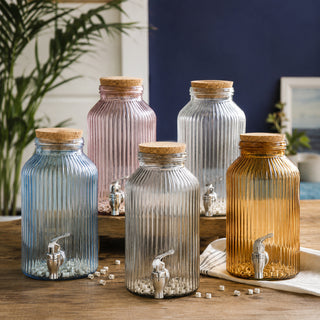 Ensemble Bouteille 1 litre + Fontaine à eau 3,5 litres + 55 perles de céramique EM®