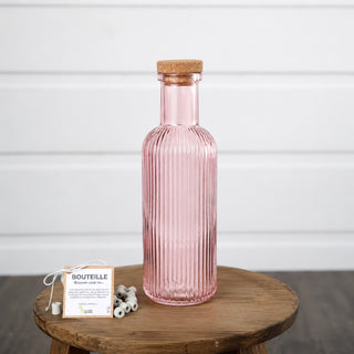 Bouteille bouchon liège avec ses 15 perles de céramique EM®