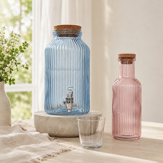 Ensemble Bouteille 1 litre + Fontaine à eau 3,5 litres + 55 perles de céramique EM®