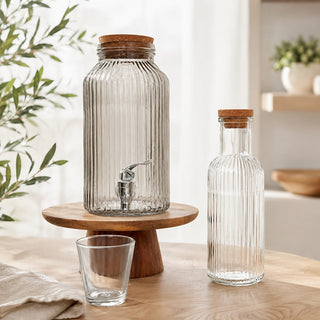 Ensemble Bouteille 1 litre + Fontaine à eau 3,5 litres + 55 perles de céramique EM®