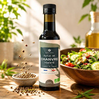 Huile De Chanvre Toasté (25cl) dynamisée aux EM® - goût fumé